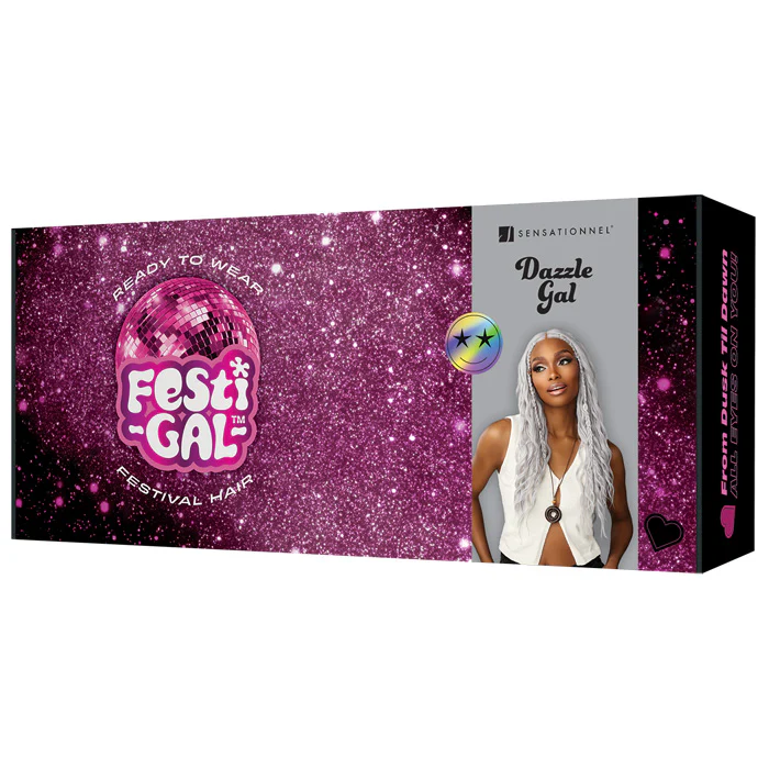 Sensationnel Shear Muse Festi-Gal Glueless Y-Part HD Lace Front Wig - DAZZLE GAL - Image 6