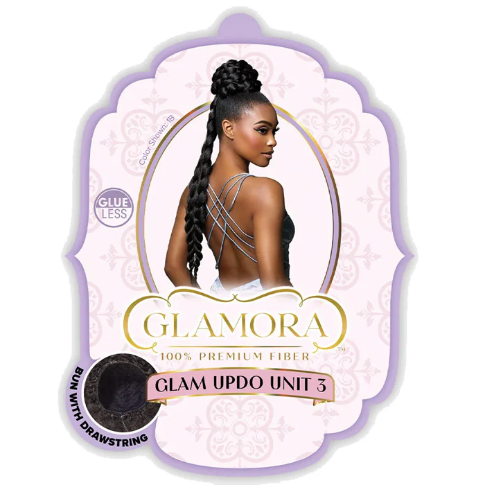 Sensationnel Shear Muse Glamora Drawstring Cap Ponytail Bun - GLAM UPDO UNIT 3 - Image 4