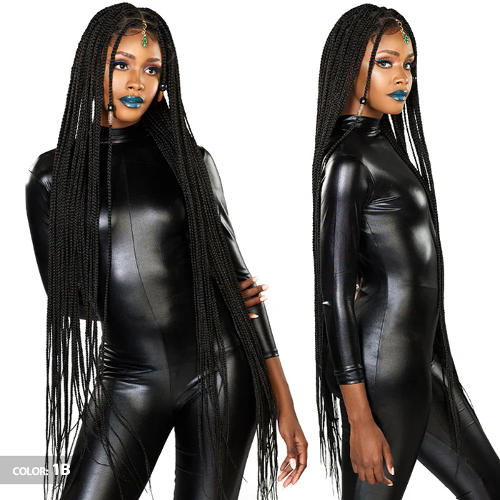 Sensationnel Strand X Glueless HD Full Lace Hand-Tied Braided Wig - UNIT 2 - Image 2