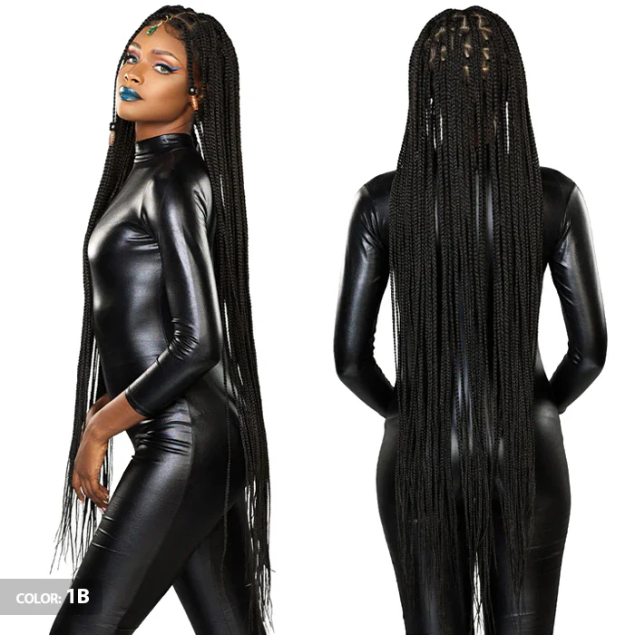 Sensationnel Strand X Glueless HD Full Lace Hand-Tied Braided Wig - UNIT 2 - Image 3