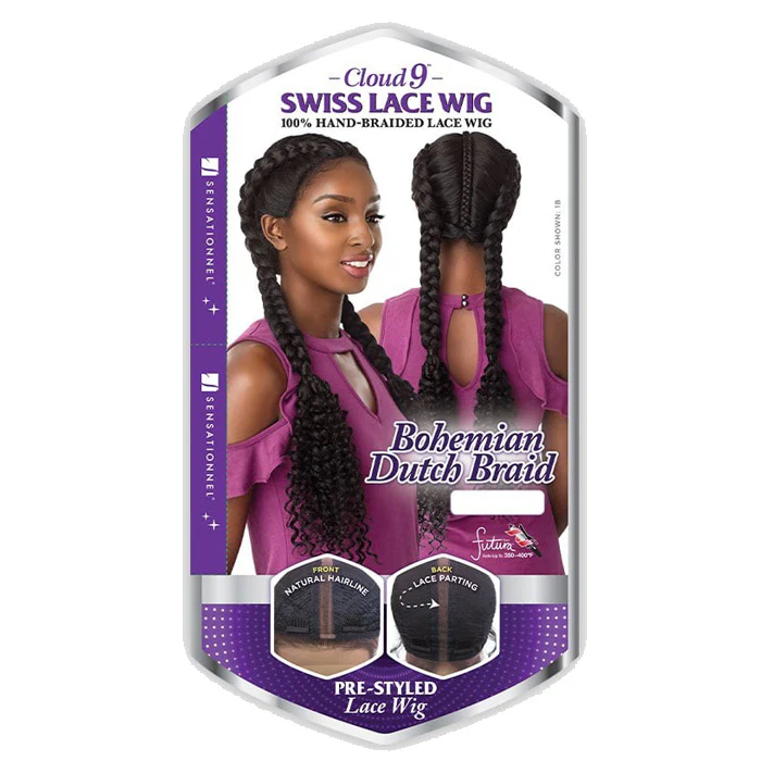 Sensationnel Synthetic Cloud 9 Vixen Swiss Lace Wig - BOHEMIAN DUTCH BRAID - Image 5