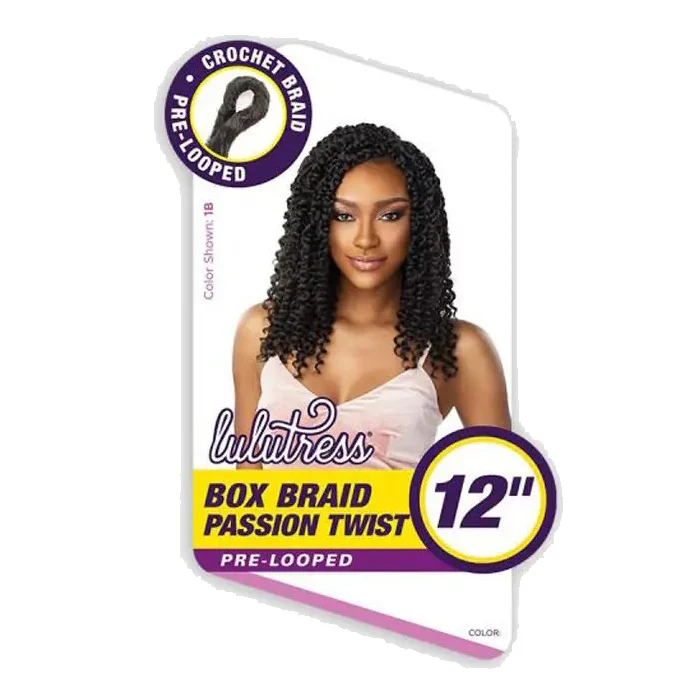 Sensationnel Lulutress Pre-Looped Crochet Braid - BOX BRAID PASSION TWIST 12" - Image 5