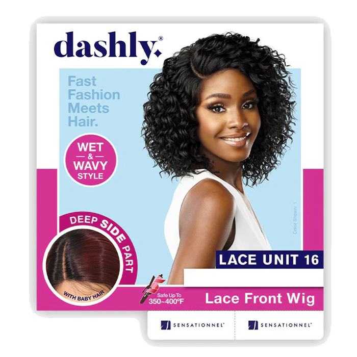Sensationnel Dashly Wet & Wavy Lace Front Wig - LACE UNIT 16 - Image 4