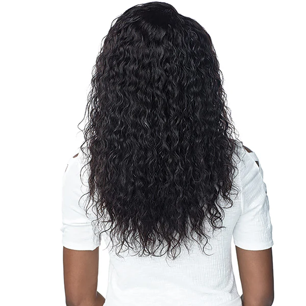 Sensationnel Unprocessed Virgin Human Hair 10A 360 Swiss Lace Wig DEEP CURLY 22 - Image 3
