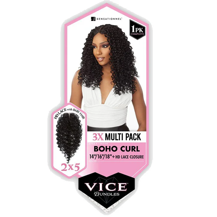 Sensationnel Vice Bundles 3X Multi Weave - BOHO CURL - Image 10