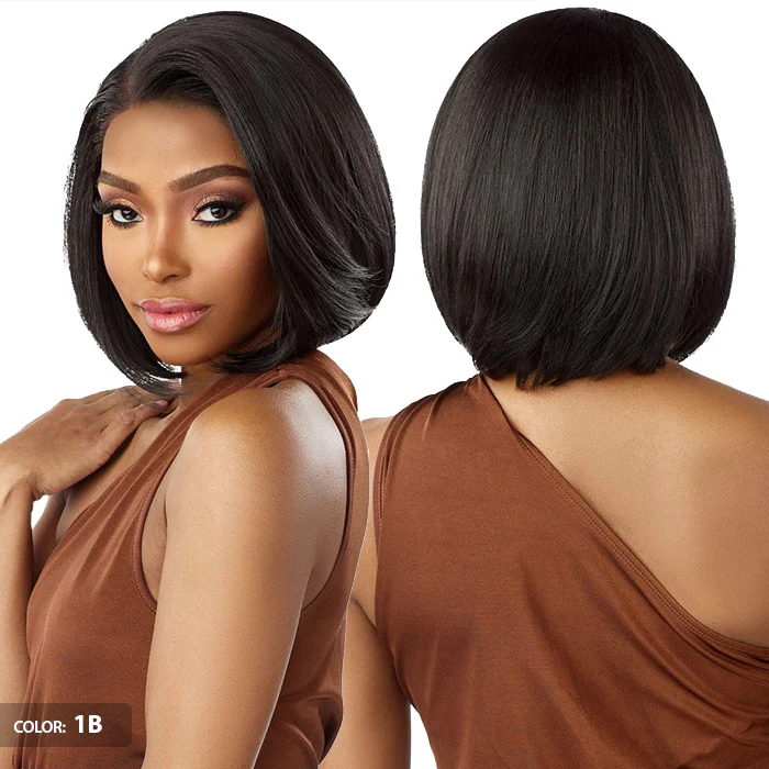 Sensationnel What Lace Glueless Human Hair Blend 13x6 HD Lace Front Wig - DAYANA 12" - Image 5