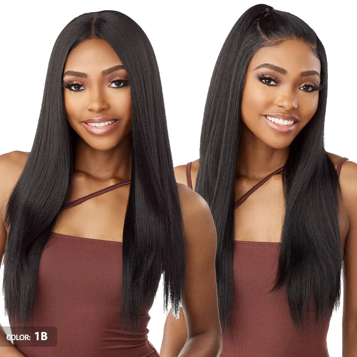 Sensationnel What Lace Glueless Human Hair Blend 13X6 HD Lace Front Wig - MARIELLA 26" - Image 3
