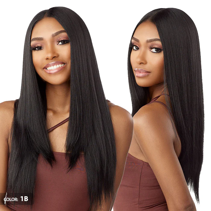 Sensationnel What Lace Glueless Human Hair Blend 13X6 HD Lace Front Wig - MARIELLA 26" - Image 4