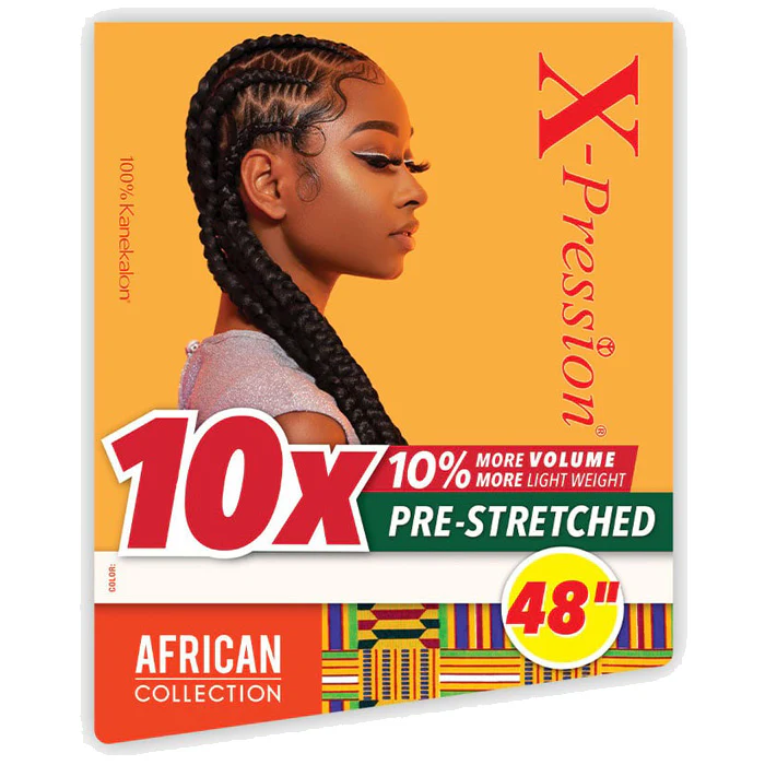 Sensationnel X-Pression Braiding Hair Bulk - 10X PRE-STRETCHED BRAID 48" - Image 4