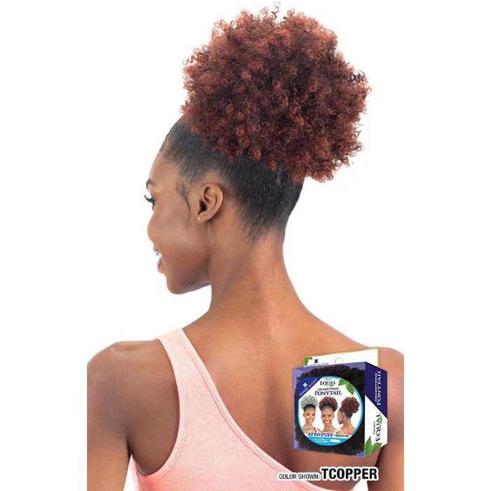 Shake-N-Go Drawstring Ponytail - AFRO PUFF MEDIUM - Image 3