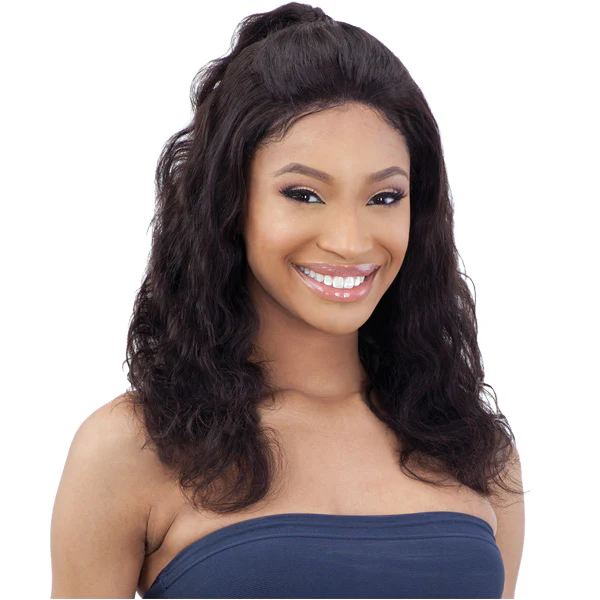 Shake N Go Girlfriend 100% Virgin Human Hair Lace Frontal Wig GF-B18 - Image 2