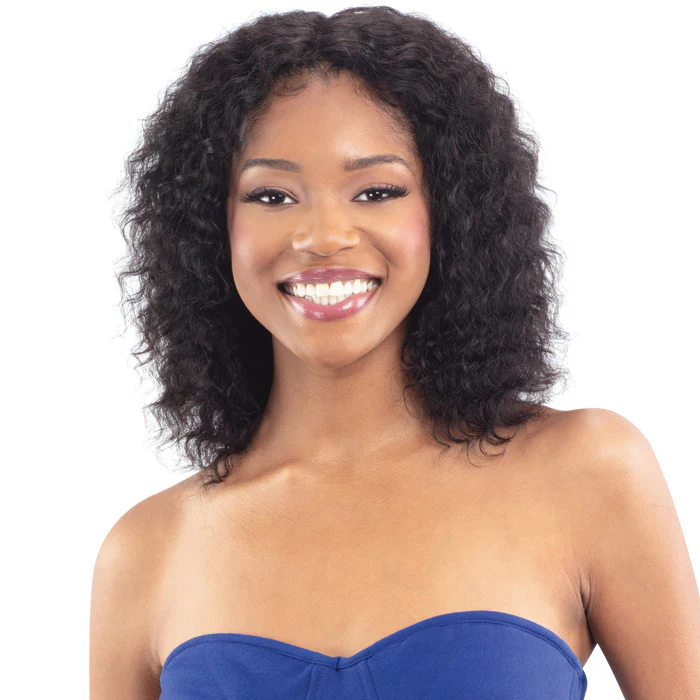 Shake N Go Naked Nature 100% Human Hair HD 5" Deep Parting Lace Front Wig - PETAL - Wet & Wavy