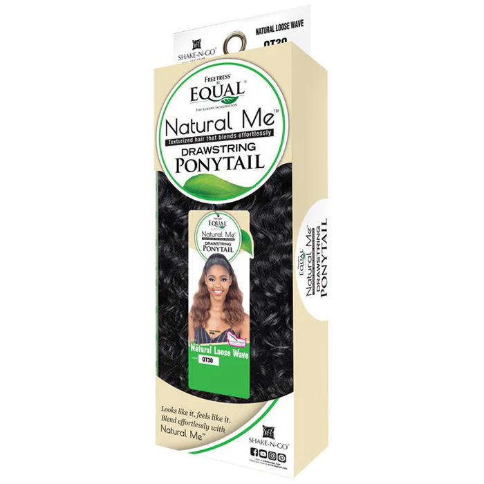 Shake N Go Equal Natural Me Drawstring Ponytail - NATURAL LOOSE WAVE - Image 5