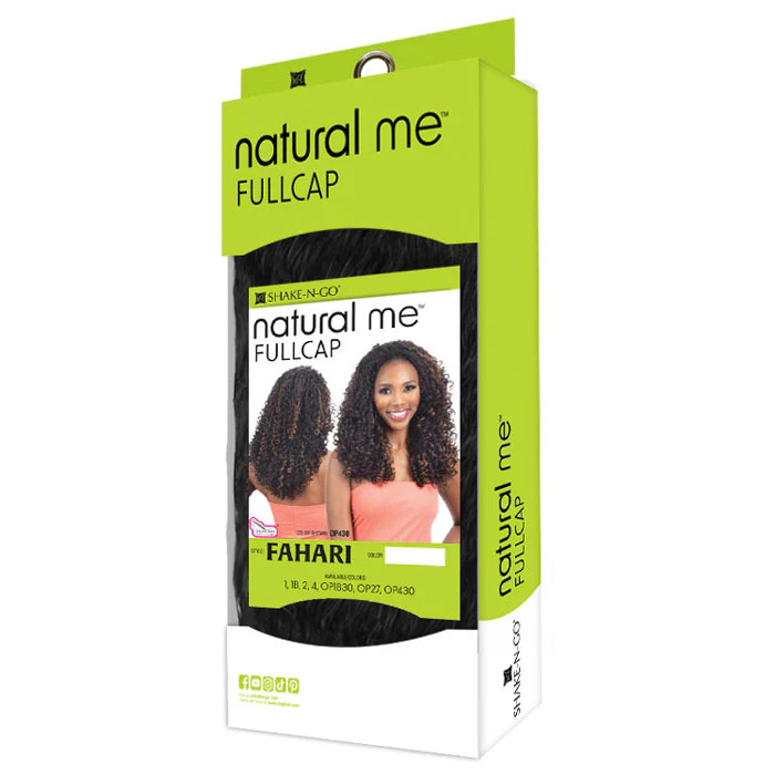Shake N Go Natural Me Synthetic Hair Full Cap Wig - FAHARI - Image 4