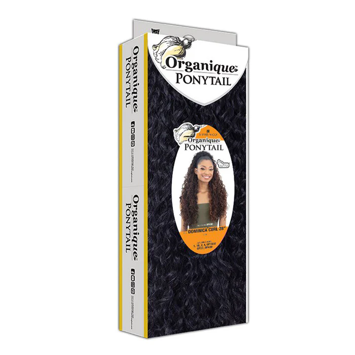 Shake-N-Go Organique Drawstring Ponytail - DOMINICA CURL 28 - Image 3