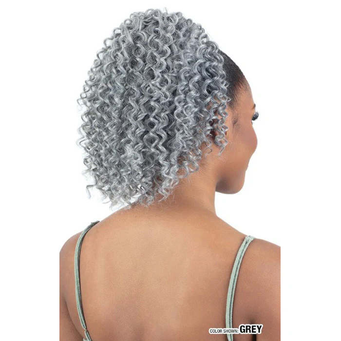 Shake N Go Equal Lite Drawstring Ponytail - COOL WATER 12" - Image 4