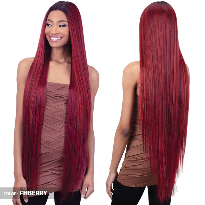 Shake N Go Organique HD 5" Deep Parting Lace Front Wig - LIGHT YAKY STRAIGHT 40" - Image 4