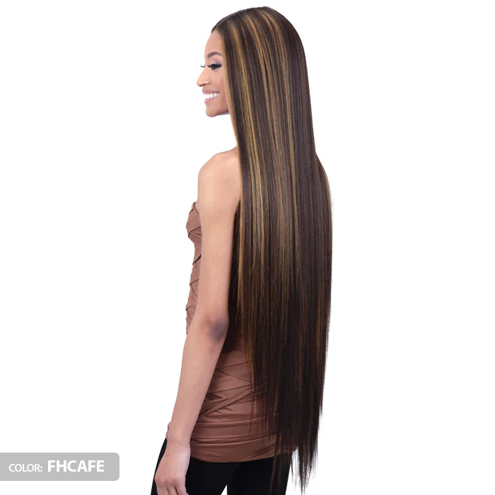 Shake N Go Organique HD 5" Deep Parting Lace Front Wig - LIGHT YAKY STRAIGHT 40" - Image 5