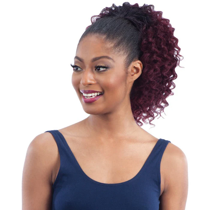 Shake-N-Go Que Human Hair Mastermix Drawstring Ponytail Q-BEACH GIRL - Image 2