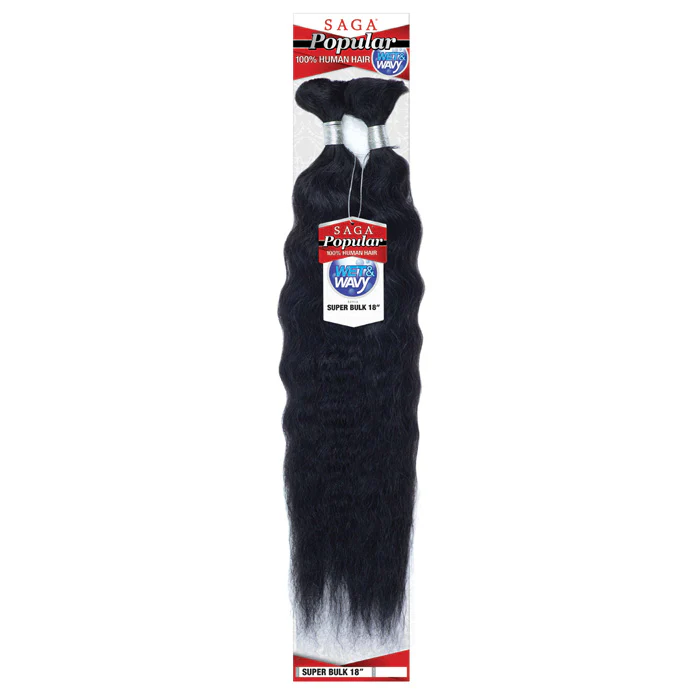 Shake N Go Saga 100% Human Hair Popular Braids - SUPER BULK 18"