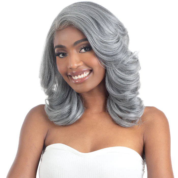 Shake N Go Snatched Glueless HD 5" Deep Parting Lace Wig - ROLLER SET - Image 7