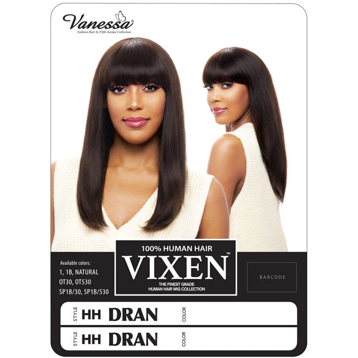 Vanessa Vixen 100% Human Hair Full Wig - HH DRAN - Image 5