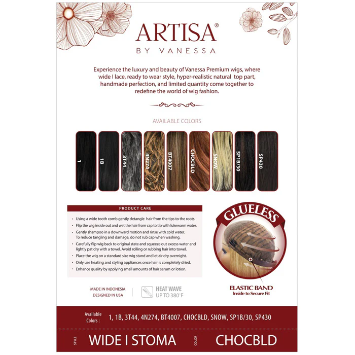Vanessa Artisa Glueless Wide Lace Part Wig - WIDE I STOMA - Image 5