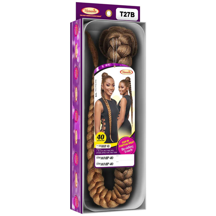 Vanessa Braiding Touch Clip In Wrap Ponytail - STB WHIP 40 - Image 6