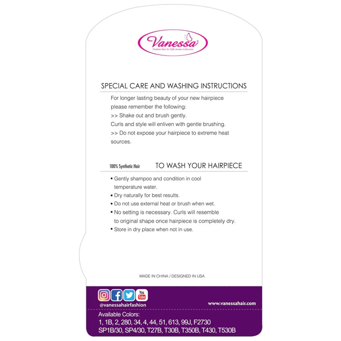 Vanessa Drawstring Express Curl Ponytail - ST ATTY - Image 6