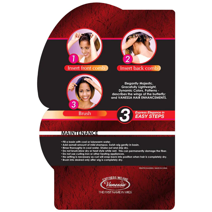 Vanessa Express Weave Half Wig - LA APPLE - Image 5