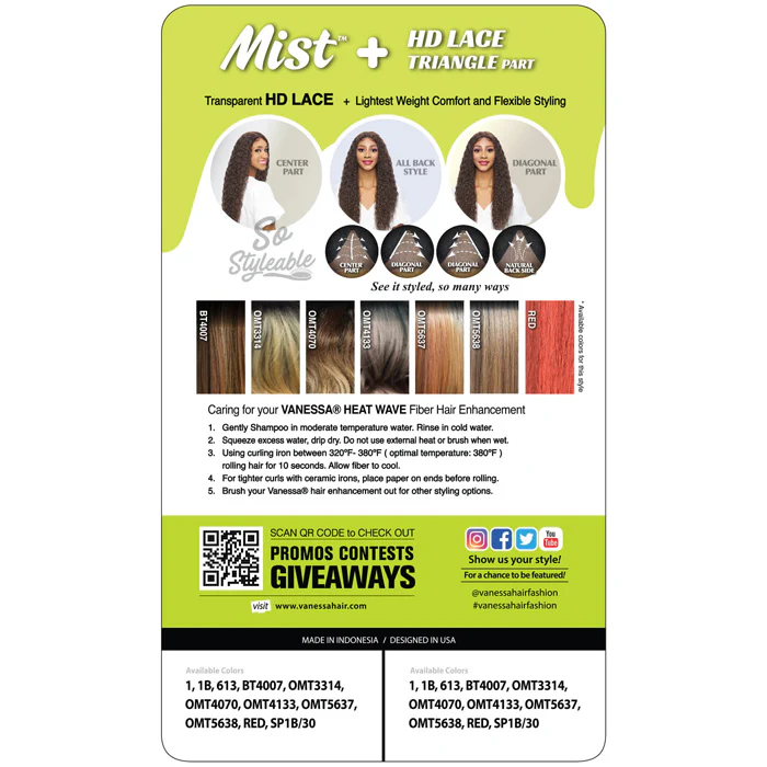 Vanessa Mist Triangle Part HD Lace Wig - SYDNEE - Image 5