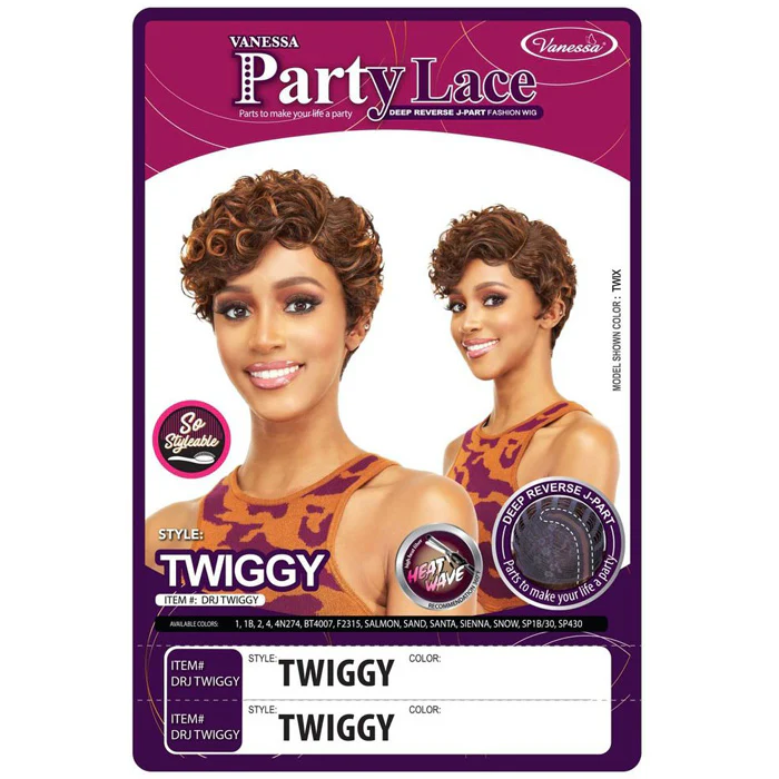 Vanessa Party Lace Deep J-Part Front Wig - DRJ TWIGGY - Image 3
