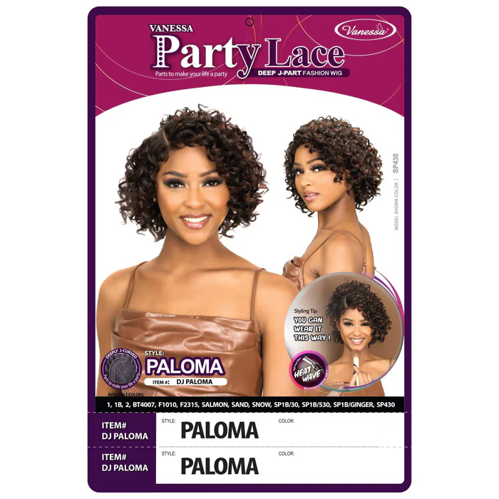 Vanessa Party Lace Deep J-Part Lace Wig - PALOMA - Image 3