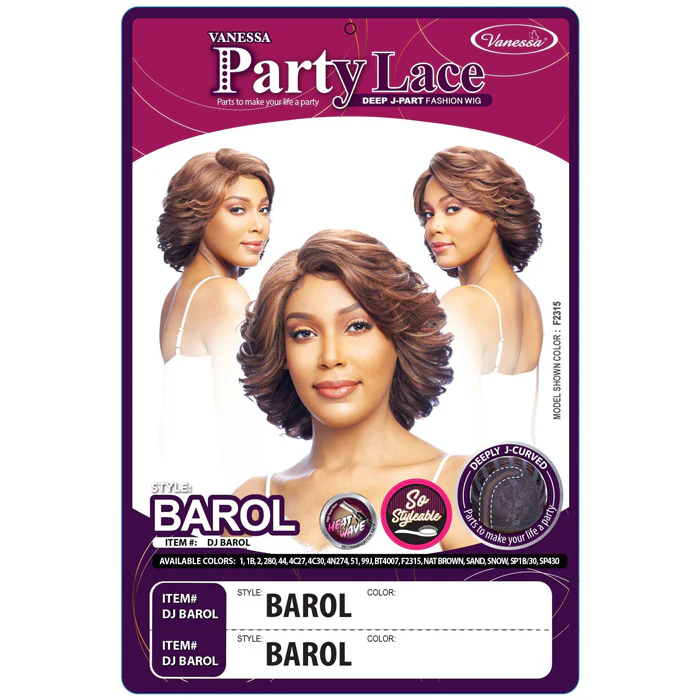 Vanessa Party Lace Deep J-Part Wig- DJ BAROL - Image 3