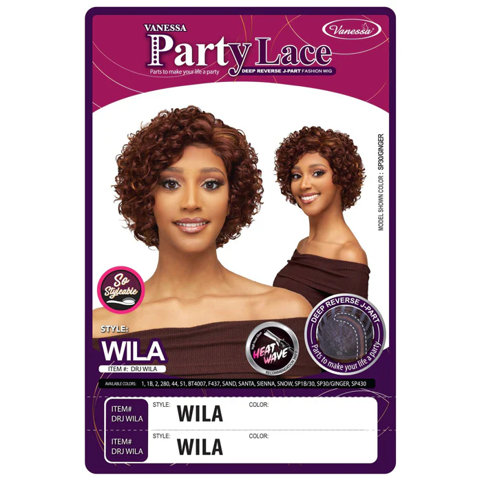Vanessa Party Lace J-Part Lace Wig - WILA - Image 3