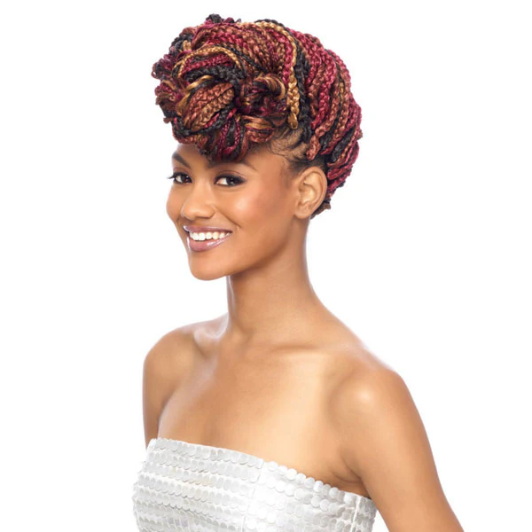 Vanessa Pre-Looped Crochet Braid African Arts - BOX BODY CURL 24" 2X - Image 2