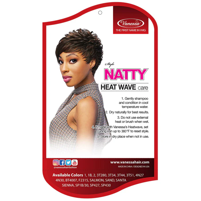 Vanessa Fashion Full Wig - NATTY - Image 4