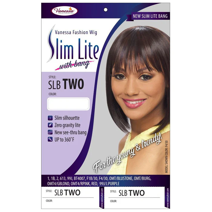Vanessa Slim Lite with Bang Fashion Full Wig - SLB TWO - Image 7
