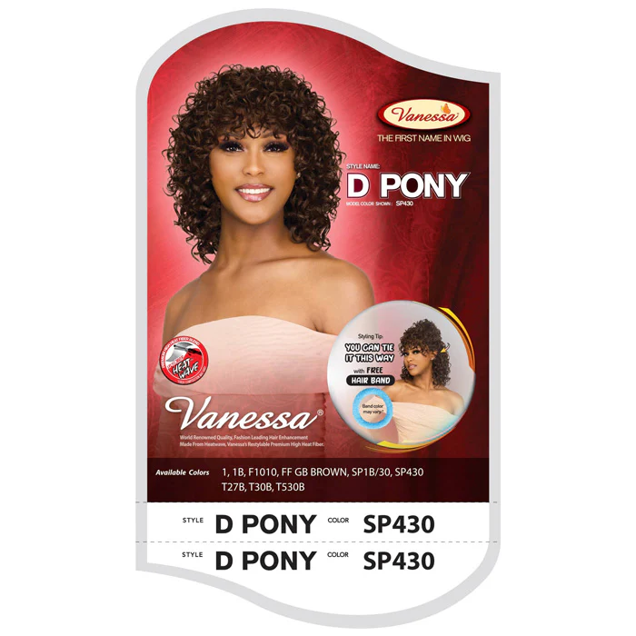 Vanessa Fashion Full Wig - D PONY - Image 4