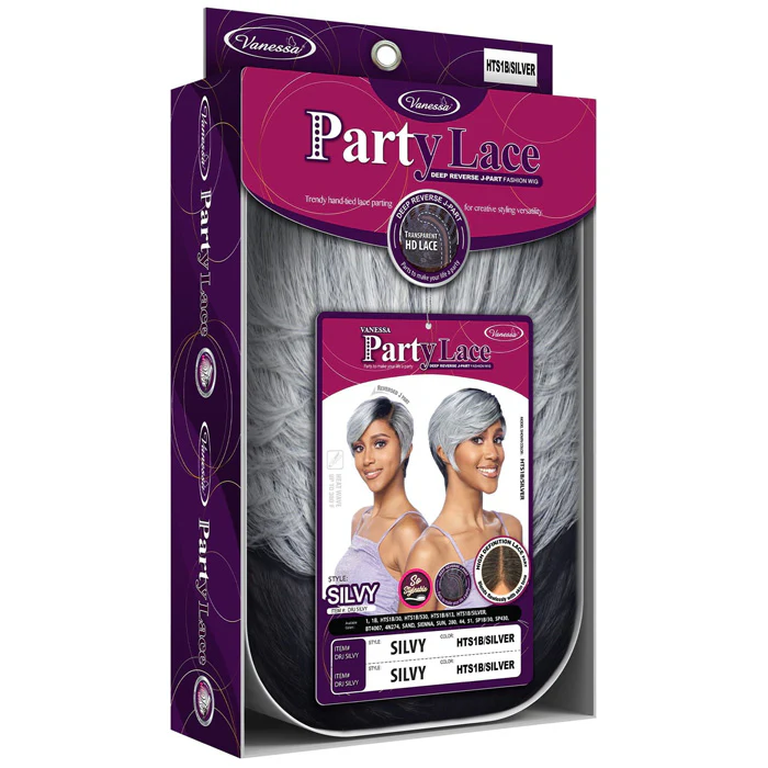 Vanessa Party Lace HD Lace J Part Full Wig - MELT SILVY - Image 5