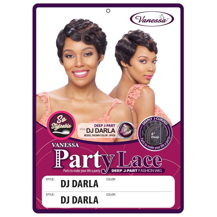 Vanessa Party Lace Deep J-Part Wig - DJ DARLA - Image 4