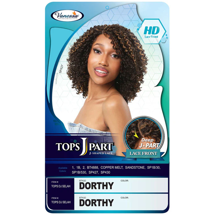 Vanessa Top Lace HD Deep J-Part Lace Front Wig - TOPS DJ DORTHY - Image 3