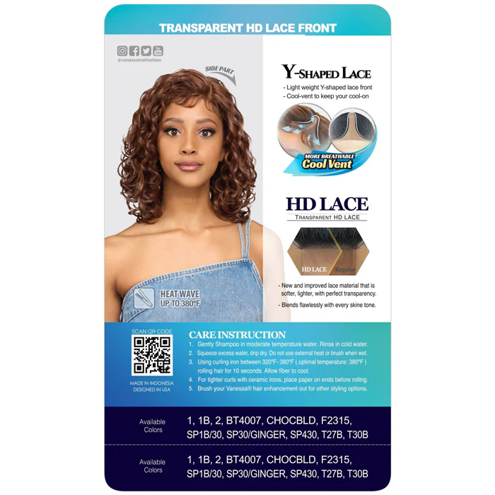 Vanessa Top Y-Part HD Lace Front Wig - TRY DESSY - Image 4