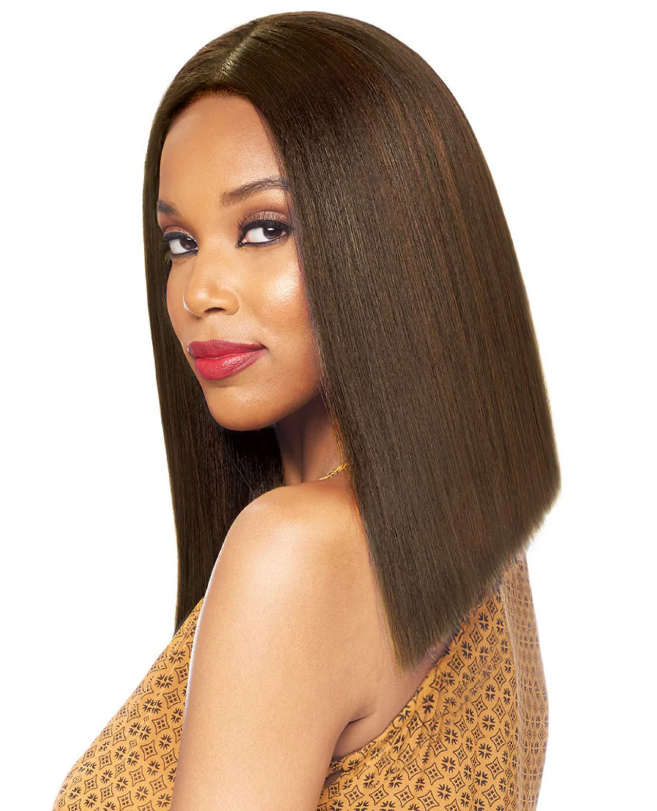 Vanessa Tops V-Line Middle Lace Part Swissilk Lace Front Wig TOPS VM CLEO - Image 2