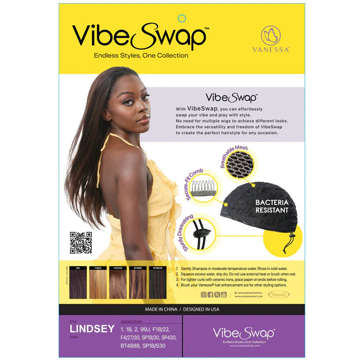 Vanessa Vibe Swap Half Wig - LINDSEY - Image 5