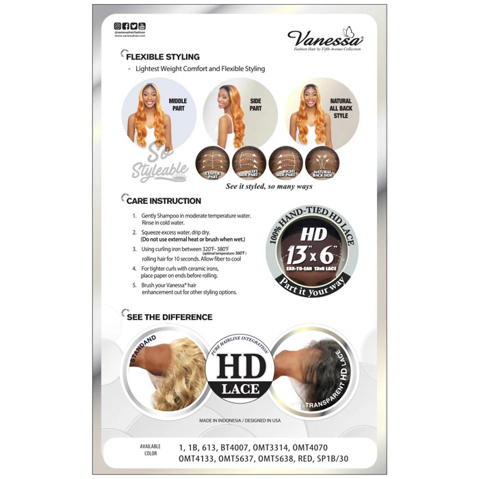 Vanessa View 136 HD 13x6 Lace Front Wig - VIEW136 DAGO - Image 4