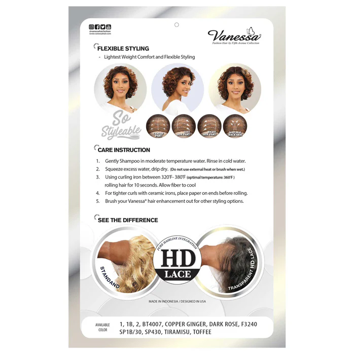 Vanessa View 44 HD 4x4 Lace Front Wig - VIEW 44 THERESA - Image 5