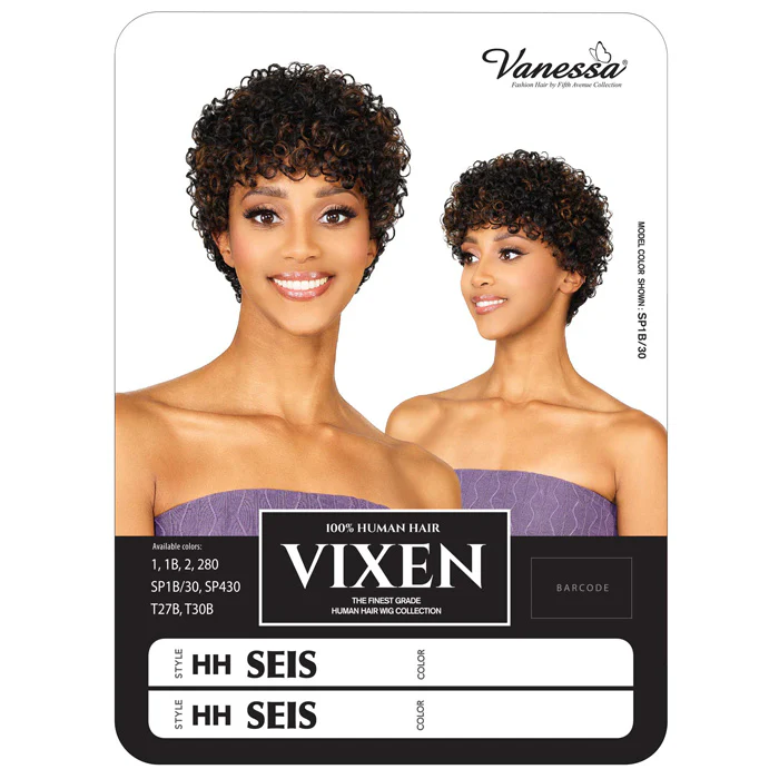 Vanessa Vixen 100% Human Hair Full Wig - HH SEIS - Image 3