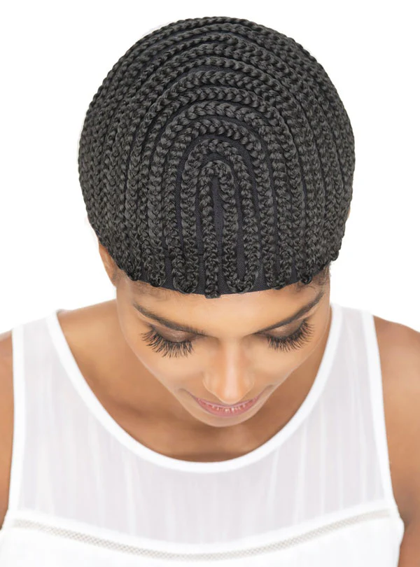 Vivica A Fox Cornrow Express Cap - STRAIGHT BACK or HORSESHOE (Silicon Base) - Image 5