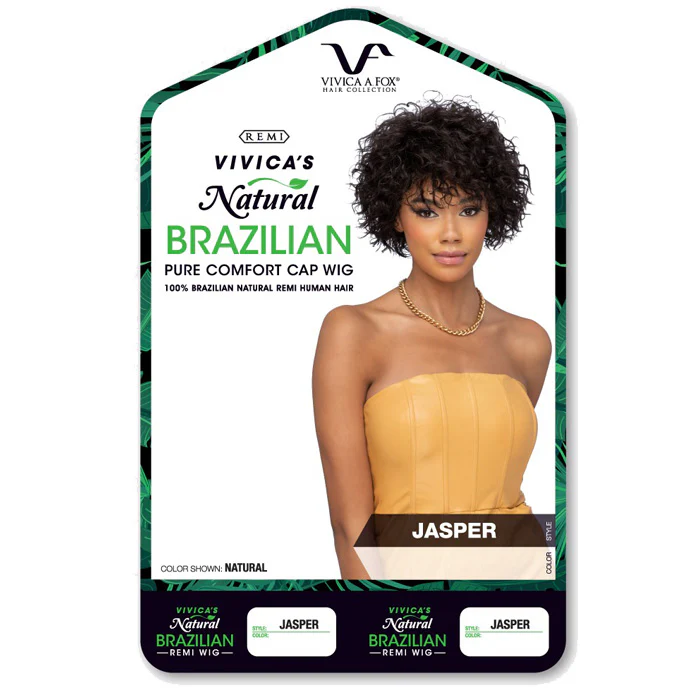 Vivica A Fox Natural Brazilian Remi Pure Stretch Cap Wig - JASPER - Image 4